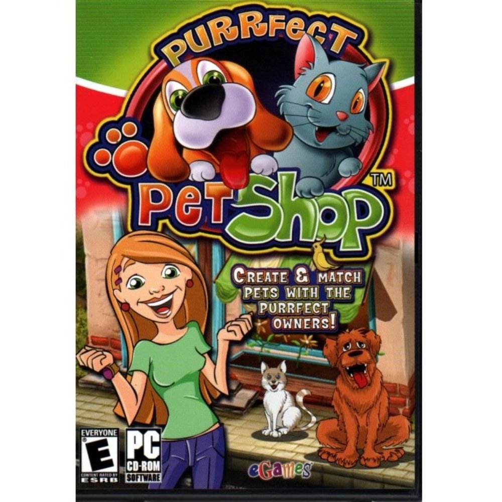 Purrfect Pet Shop (PC-CD, 2008) for Windows 98/ME/2000/XP/Vista - NEW in DVD BOX